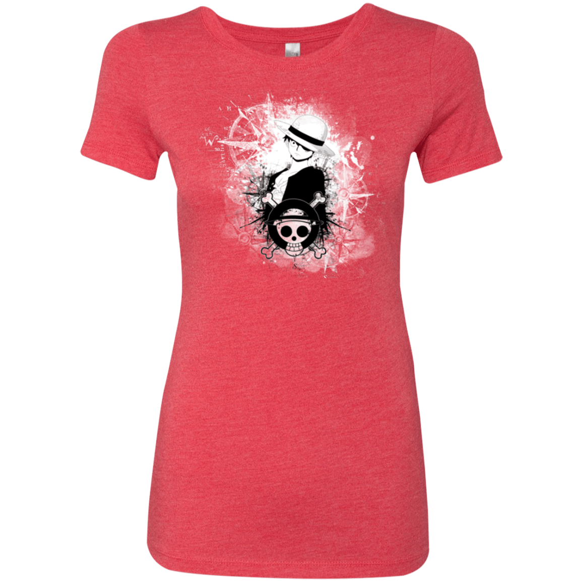 T-Shirts Vintage Red / Small Luffy Women's Triblend T-Shirt