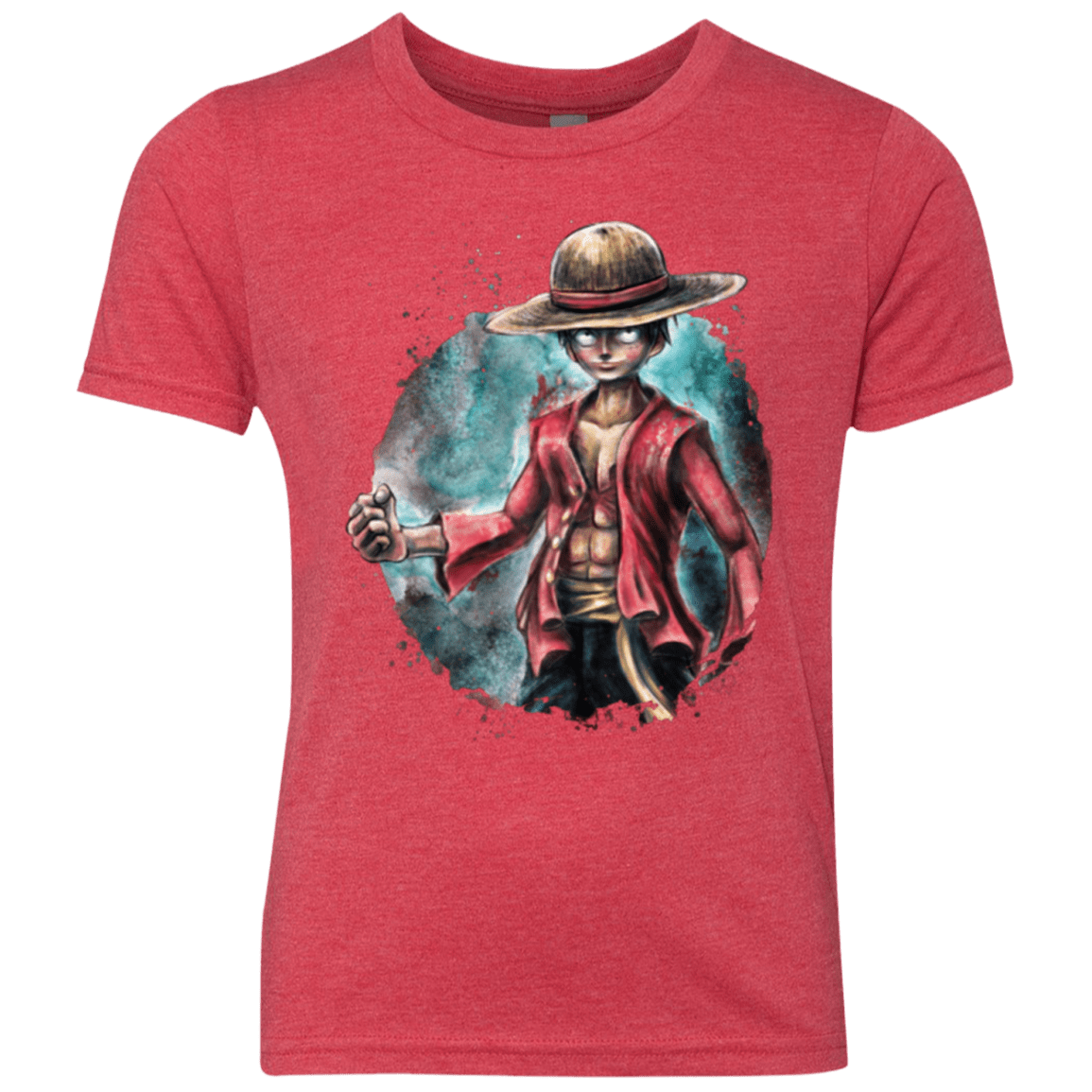T-Shirts Vintage Red / YXS LUFFY Youth Triblend T-Shirt