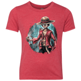 T-Shirts Vintage Red / YXS LUFFY Youth Triblend T-Shirt