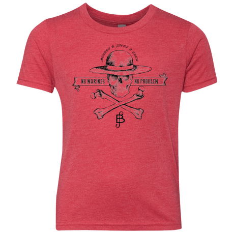 T-Shirts Vintage Red / YXS Luffy Youth Triblend T-Shirt