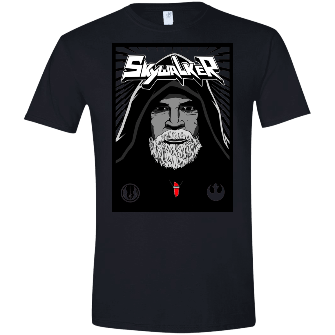 T-Shirts Black / X-Small Luke B Men's Semi-Fitted Softstyle