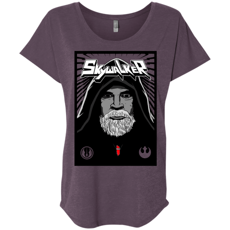 T-Shirts Vintage Purple / X-Small Luke B Triblend Dolman Sleeve