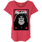 T-Shirts Vintage Red / X-Small Luke B Triblend Dolman Sleeve