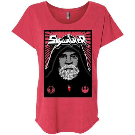 T-Shirts Vintage Red / X-Small Luke B Triblend Dolman Sleeve