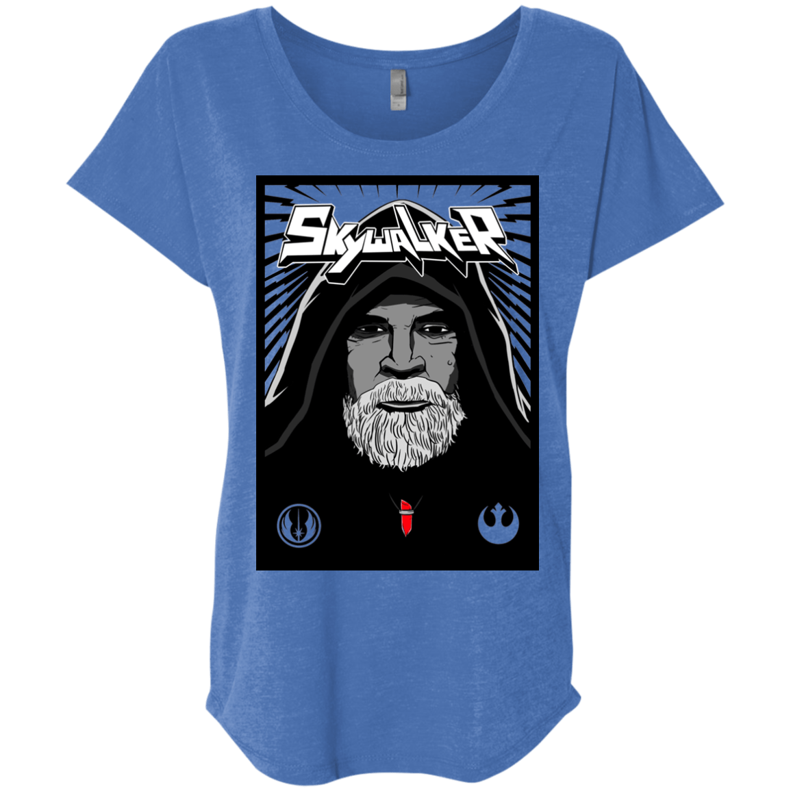 T-Shirts Vintage Royal / X-Small Luke B Triblend Dolman Sleeve