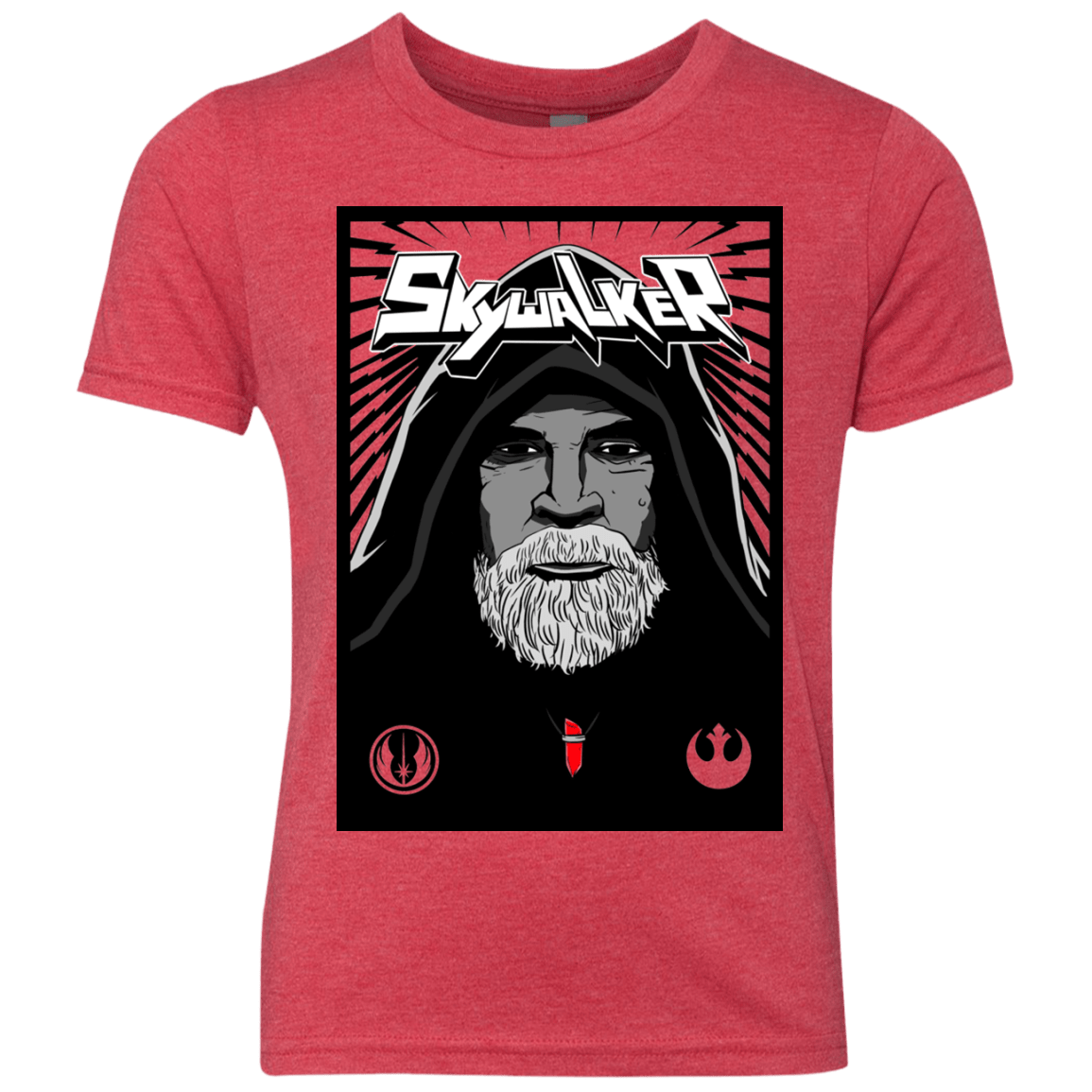 T-Shirts Vintage Red / YXS Luke B Youth Triblend T-Shirt