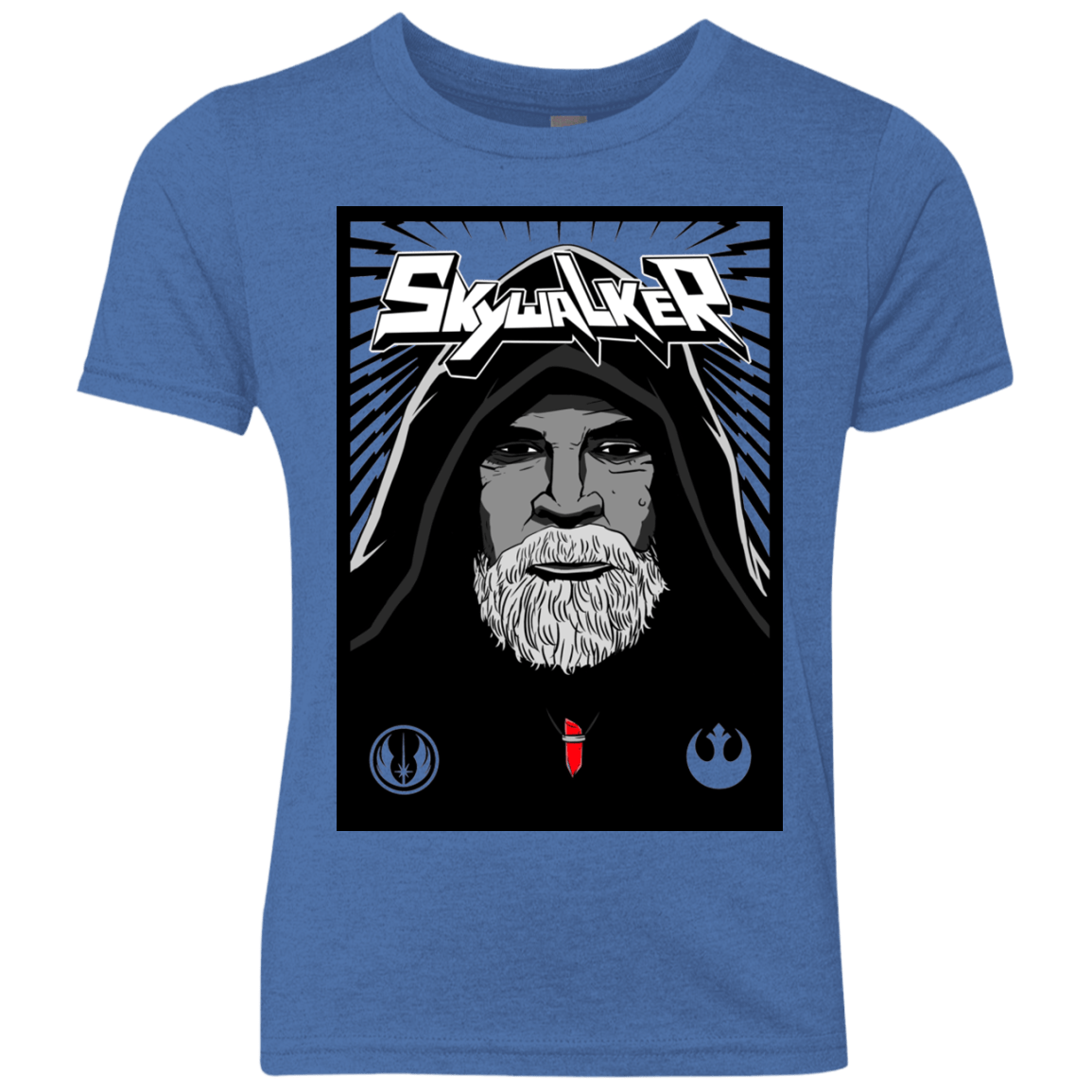 T-Shirts Vintage Royal / YXS Luke B Youth Triblend T-Shirt