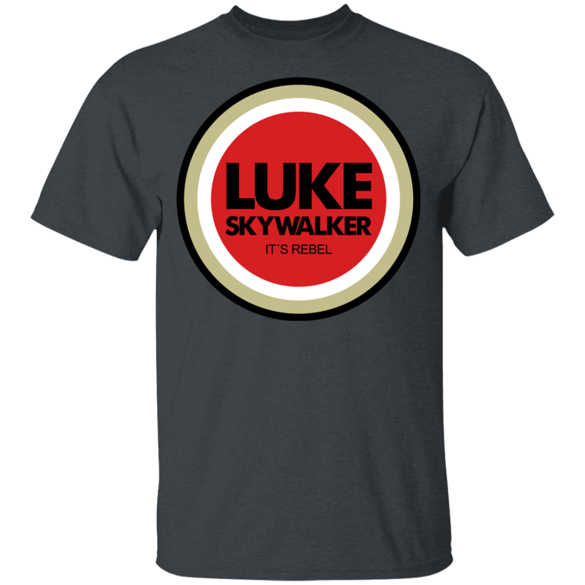 T-Shirts Dark Heather / YXS Luke Skywalker Youth T-Shirt