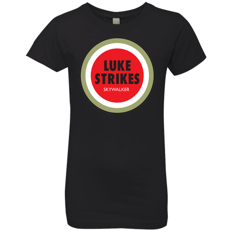 T-Shirts Black / YXS Luke Strikes Girls Premium T-Shirt