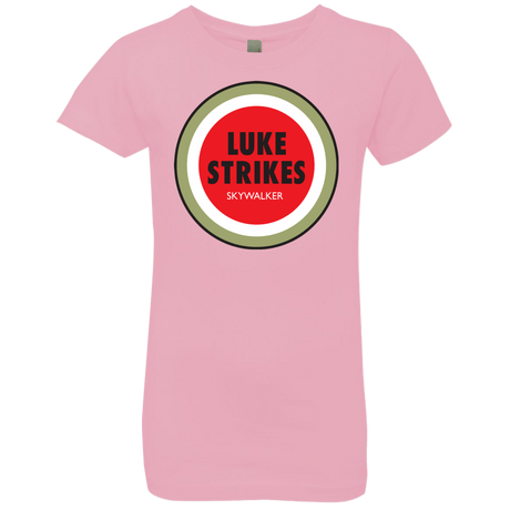 T-Shirts Light Pink / YXS Luke Strikes Girls Premium T-Shirt