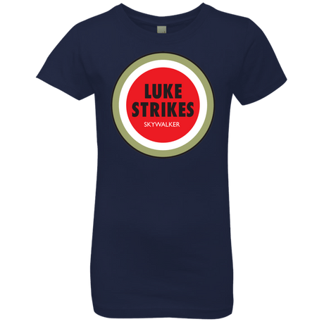 T-Shirts Midnight Navy / YXS Luke Strikes Girls Premium T-Shirt