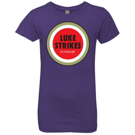 T-Shirts Purple Rush / YXS Luke Strikes Girls Premium T-Shirt