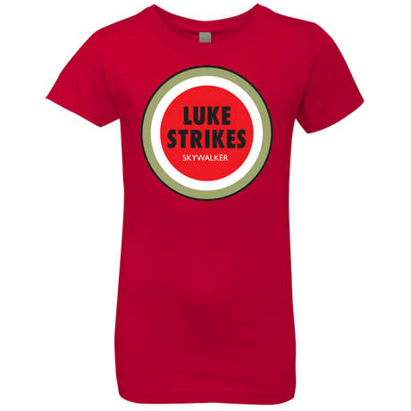 T-Shirts Red / YXS Luke Strikes Girls Premium T-Shirt
