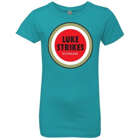 T-Shirts Tahiti Blue / YXS Luke Strikes Girls Premium T-Shirt