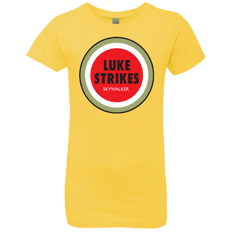 T-Shirts Vibrant Yellow / YXS Luke Strikes Girls Premium T-Shirt