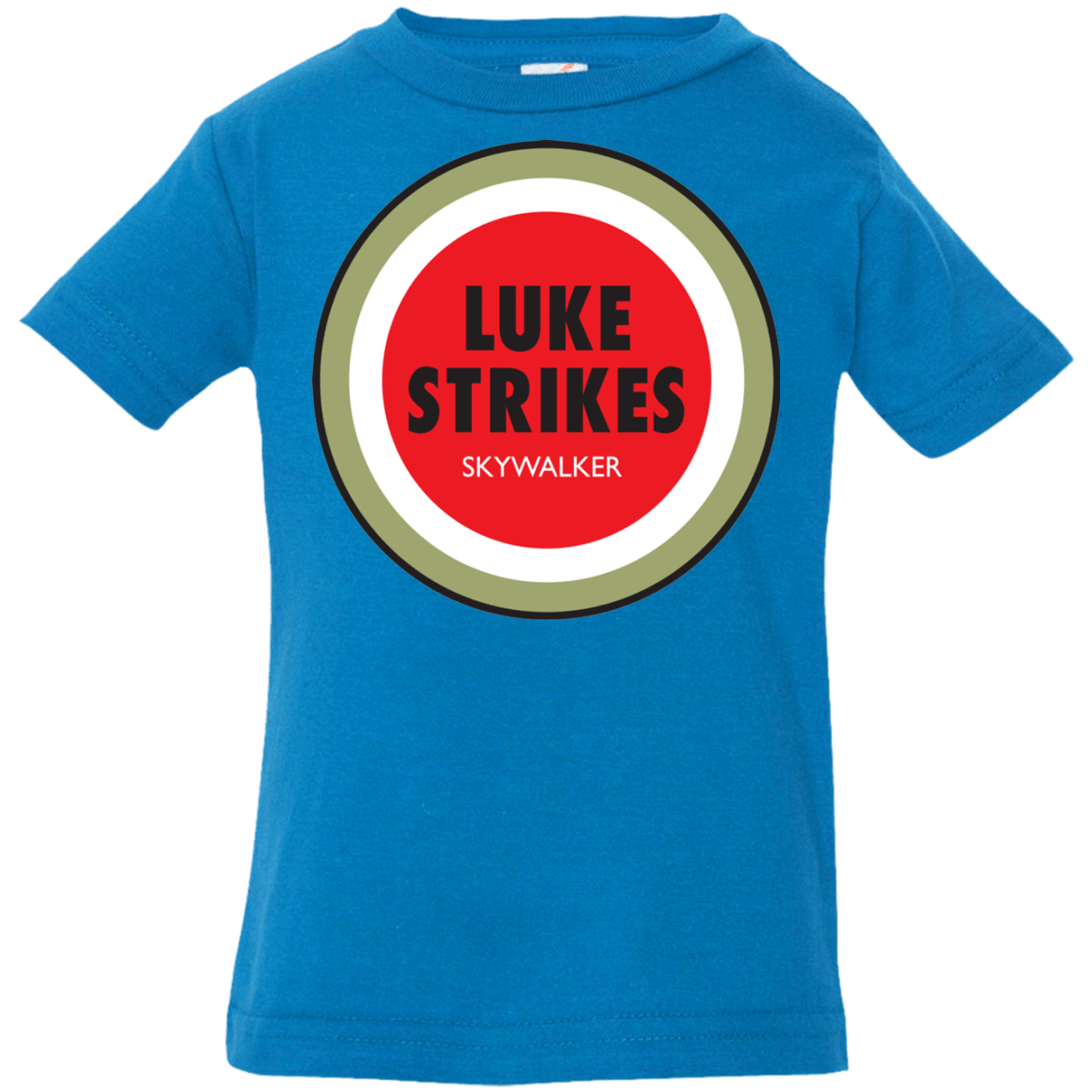 T-Shirts Cobalt / 6 Months Luke Strikes Infant PremiumT-Shirt
