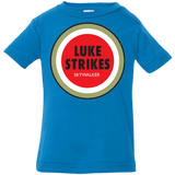 T-Shirts Cobalt / 6 Months Luke Strikes Infant PremiumT-Shirt