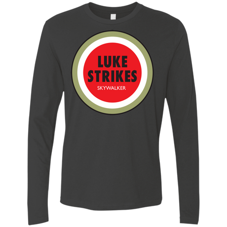 T-Shirts Heavy Metal / Small Luke Strikes Men's Premium Long Sleeve