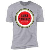 T-Shirts Heather Grey / X-Small Luke Strikes Men's Premium T-Shirt