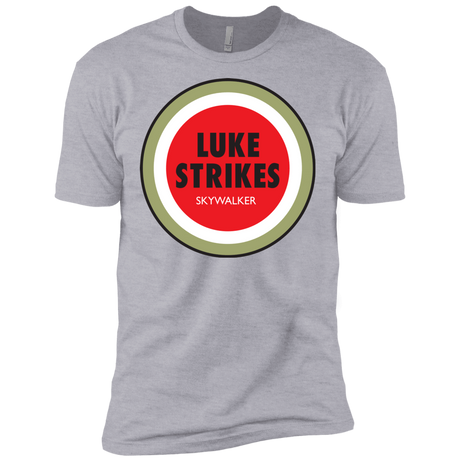 T-Shirts Heather Grey / X-Small Luke Strikes Men's Premium T-Shirt