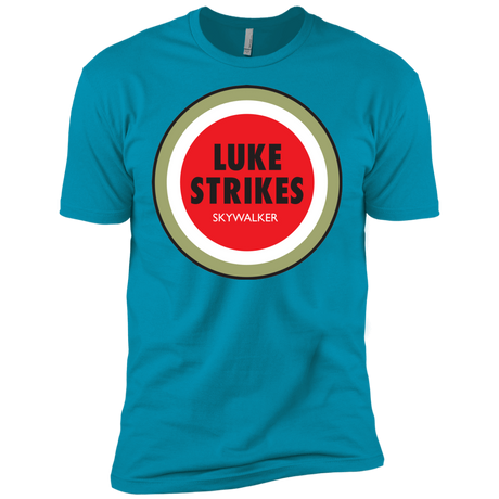 T-Shirts Turquoise / X-Small Luke Strikes Men's Premium T-Shirt