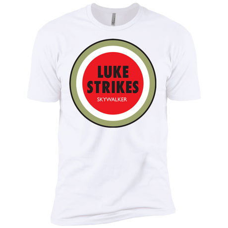 T-Shirts White / X-Small Luke Strikes Men's Premium T-Shirt