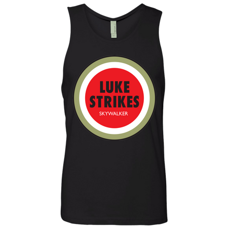 T-Shirts Black / Small Luke Strikes Men's Premium Tank Top