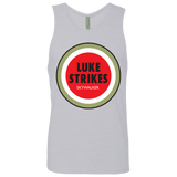 T-Shirts Heather Grey / Small Luke Strikes Men's Premium Tank Top