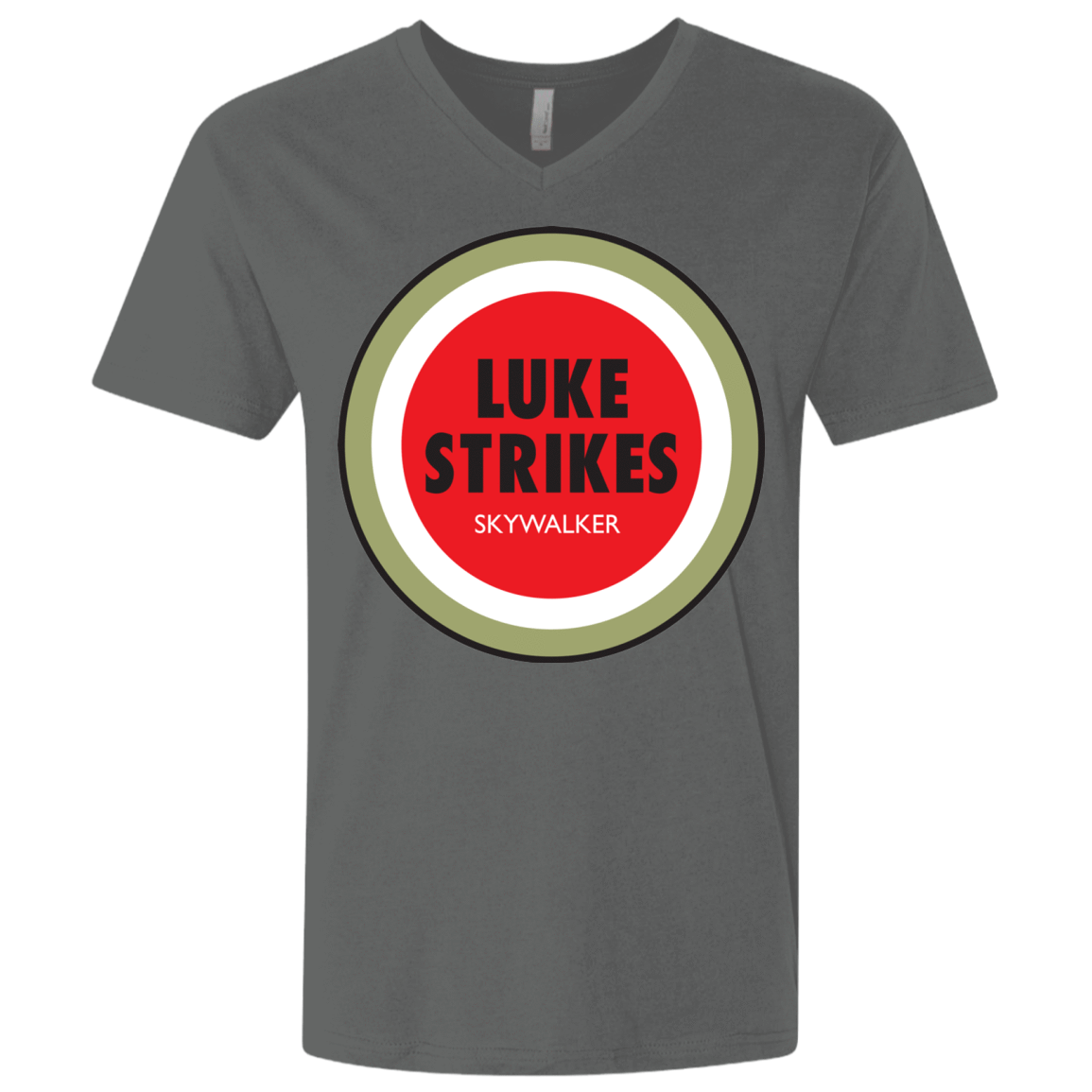 T-Shirts Heavy Metal / X-Small Luke Strikes Men's Premium V-Neck