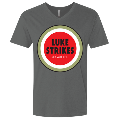 T-Shirts Heavy Metal / X-Small Luke Strikes Men's Premium V-Neck