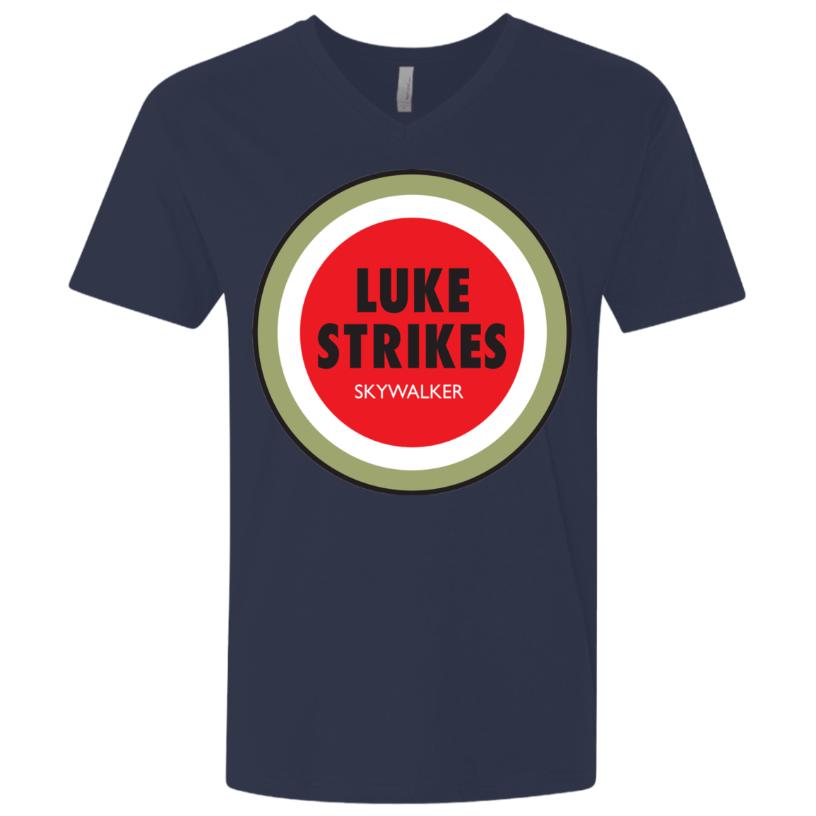 T-Shirts Midnight Navy / X-Small Luke Strikes Men's Premium V-Neck