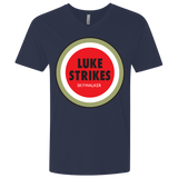 T-Shirts Midnight Navy / X-Small Luke Strikes Men's Premium V-Neck