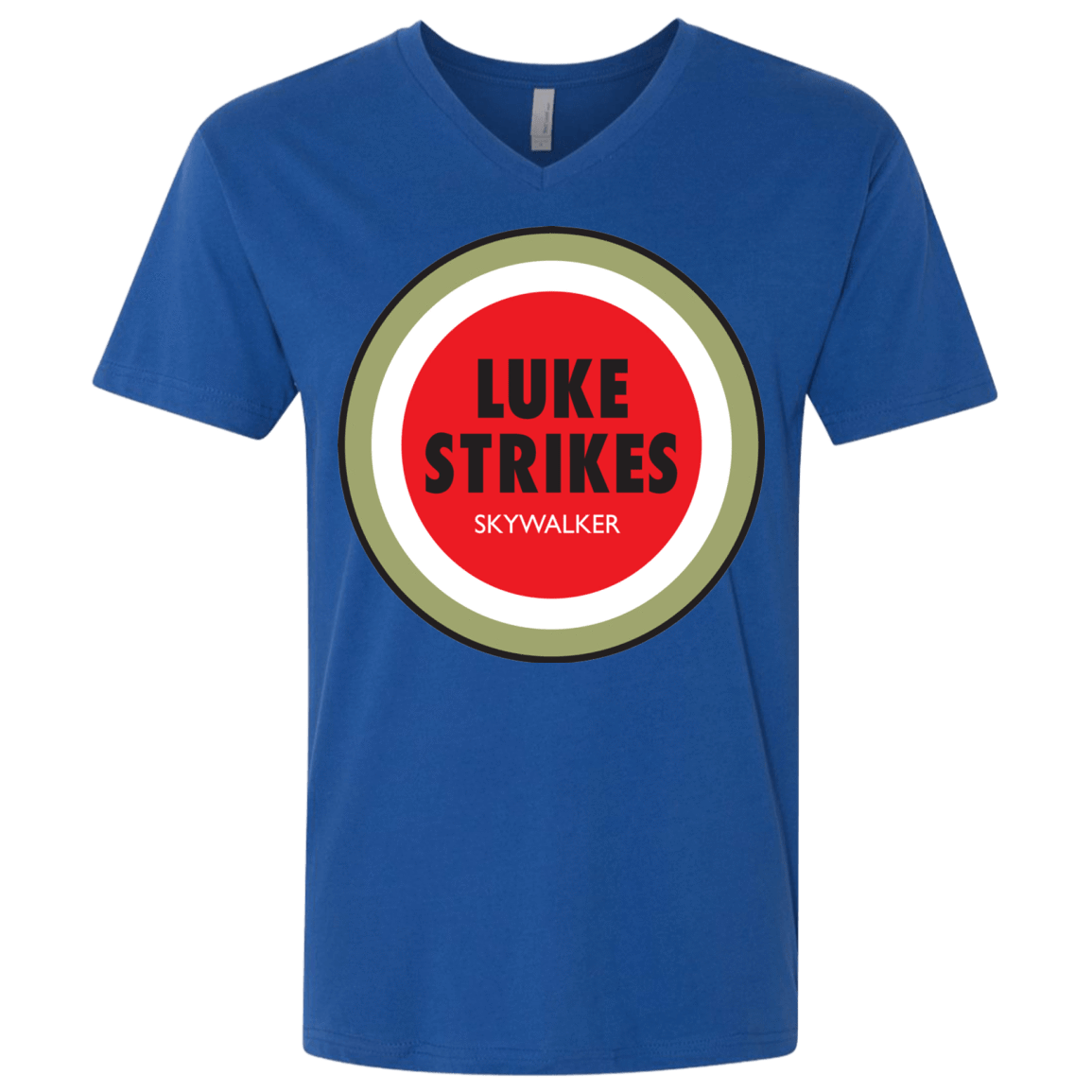 T-Shirts Royal / X-Small Luke Strikes Men's Premium V-Neck