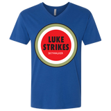 T-Shirts Royal / X-Small Luke Strikes Men's Premium V-Neck