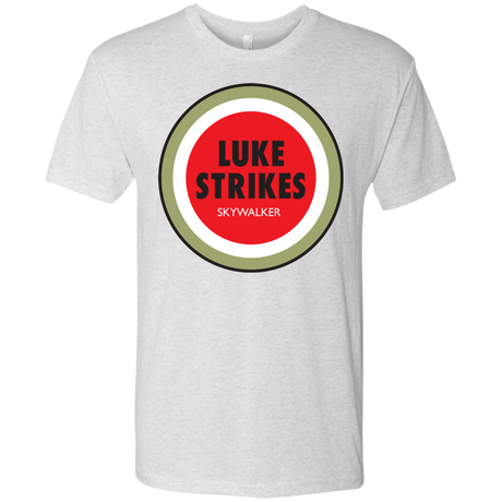 T-Shirts Heather White / Small Luke Strikes Men's Triblend T-Shirt