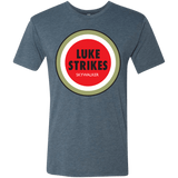T-Shirts Indigo / Small Luke Strikes Men's Triblend T-Shirt