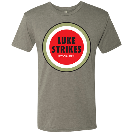 T-Shirts Venetian Grey / Small Luke Strikes Men's Triblend T-Shirt