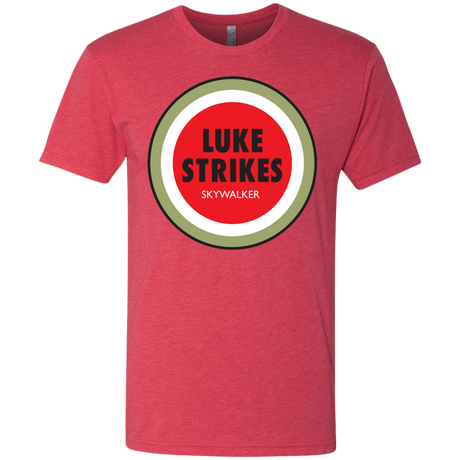T-Shirts Vintage Red / Small Luke Strikes Men's Triblend T-Shirt