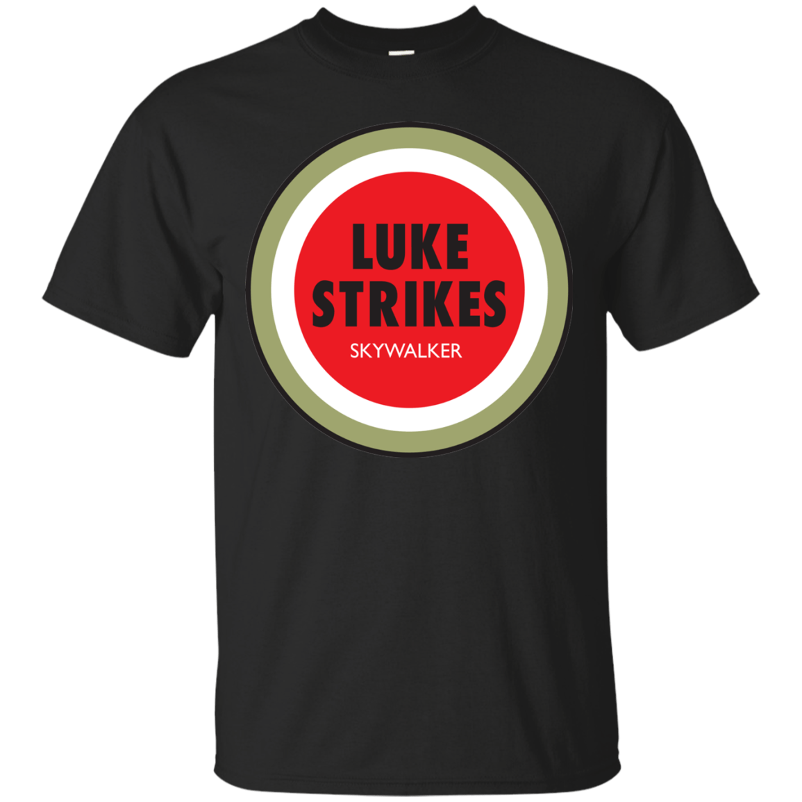T-Shirts Black / Small Luke Strikes T-Shirt