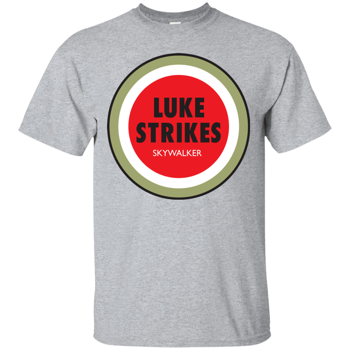 T-Shirts Sport Grey / Small Luke Strikes T-Shirt