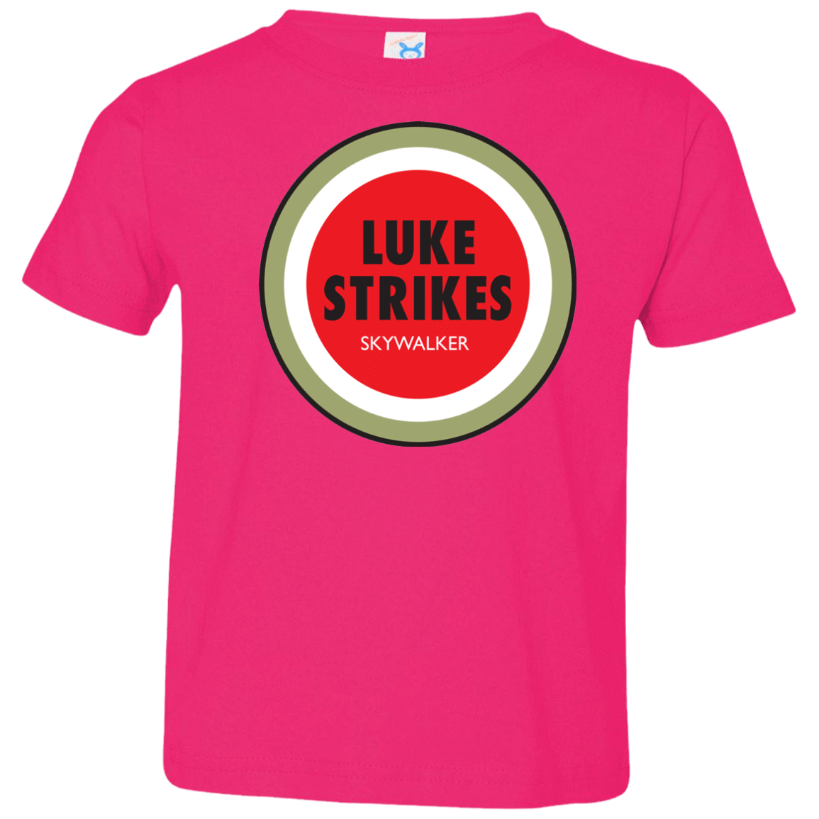 T-Shirts Hot Pink / 2T Luke Strikes Toddler Premium T-Shirt