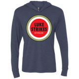 T-Shirts Vintage Navy / X-Small Luke Strikes Triblend Long Sleeve Hoodie Tee