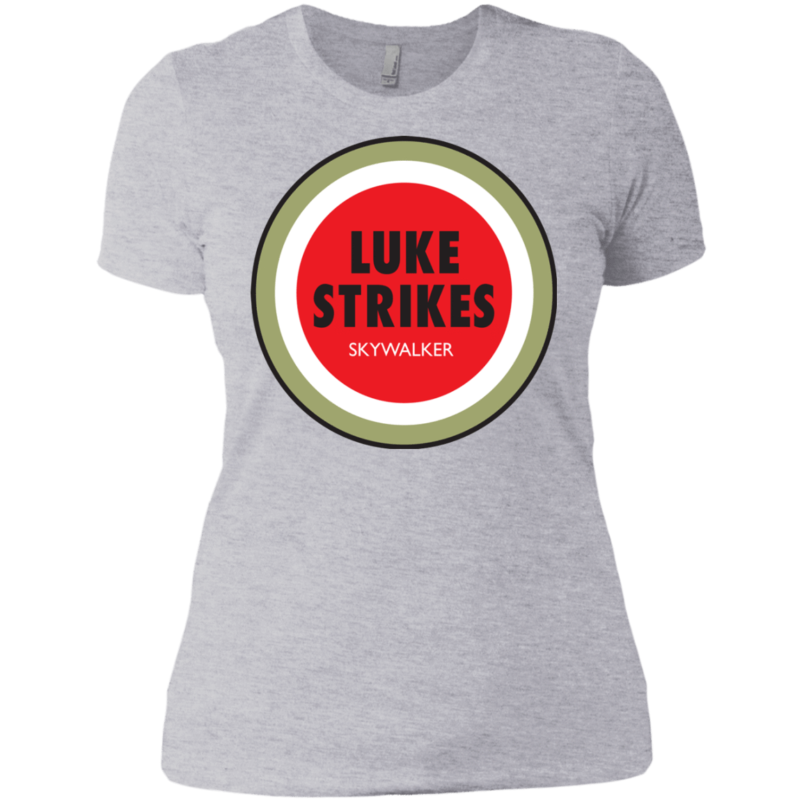 T-Shirts Heather Grey / X-Small Luke Strikes Women's Premium T-Shirt