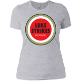 T-Shirts Heather Grey / X-Small Luke Strikes Women's Premium T-Shirt