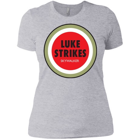 T-Shirts Heather Grey / X-Small Luke Strikes Women's Premium T-Shirt