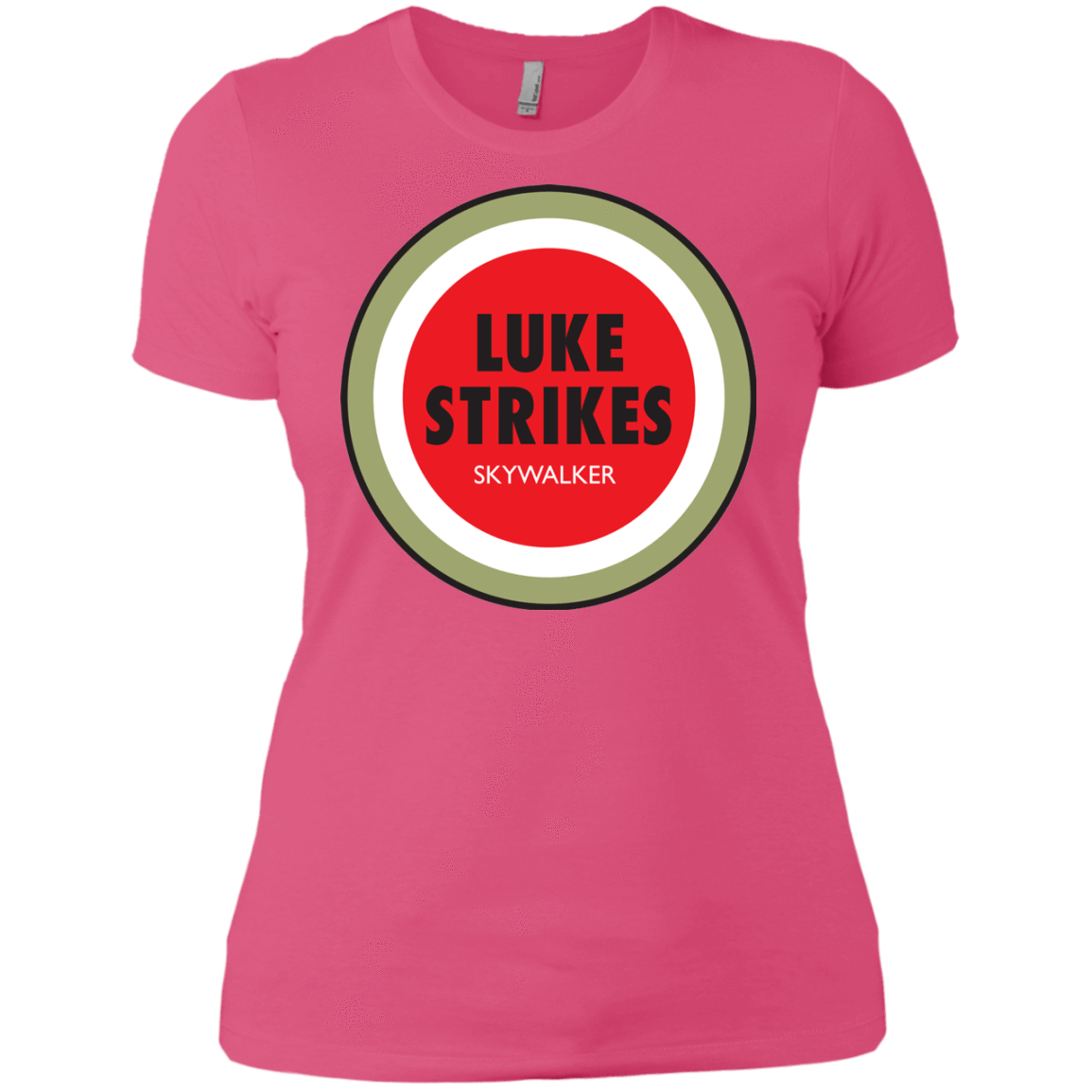 T-Shirts Hot Pink / X-Small Luke Strikes Women's Premium T-Shirt