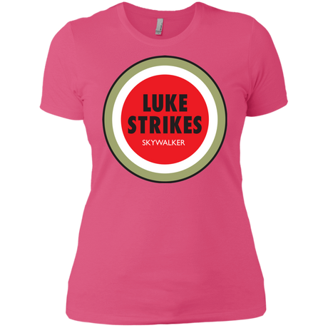 T-Shirts Hot Pink / X-Small Luke Strikes Women's Premium T-Shirt