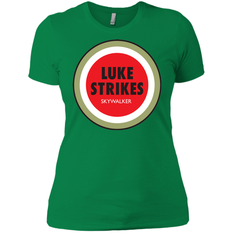 T-Shirts Kelly Green / X-Small Luke Strikes Women's Premium T-Shirt