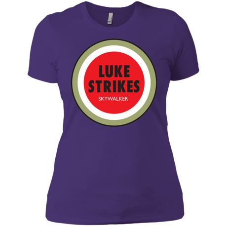 T-Shirts Purple / X-Small Luke Strikes Women's Premium T-Shirt