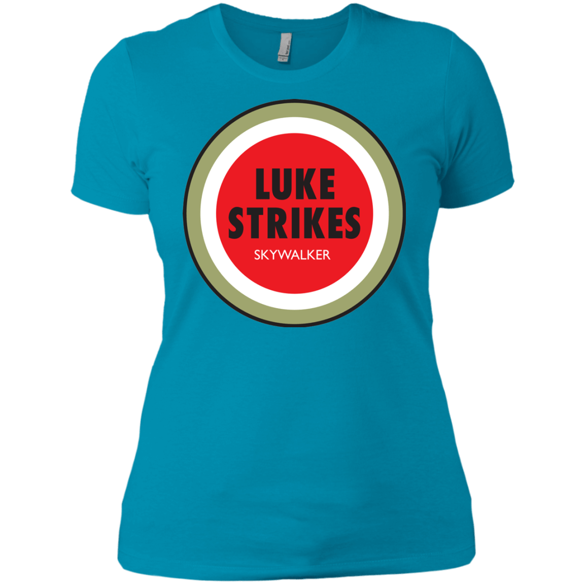 T-Shirts Turquoise / X-Small Luke Strikes Women's Premium T-Shirt